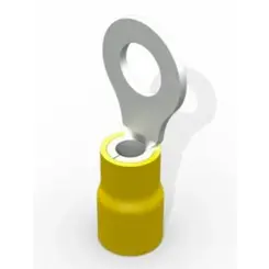 TERMINAL ANEL M6 NYLON PRE ISOLADO UNITARIO