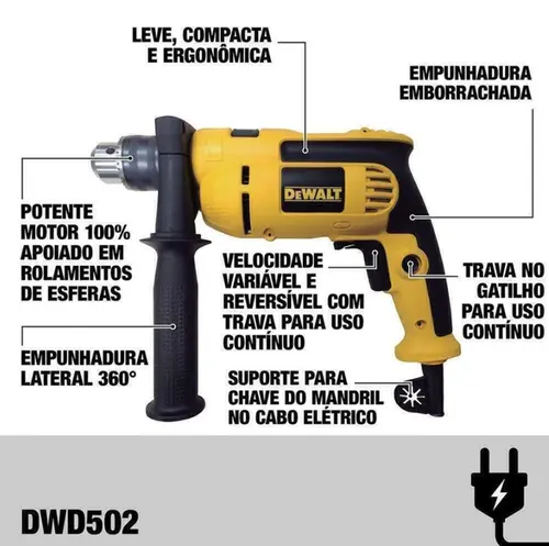 FURADEIRA DWD502