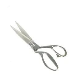TESOURA DE AÇO CROMADA 24CM