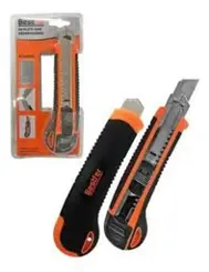 ESTILETE AUTOM, EMBORRACHADO C/GUIA 18MM