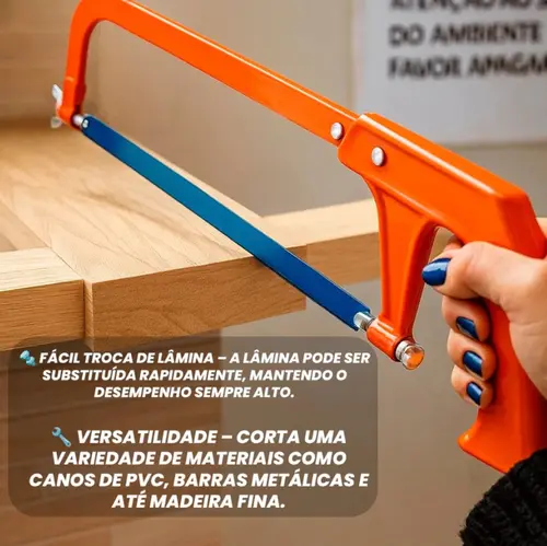 ARCO DE SERRA AJUSTAVEL (LARANJA)