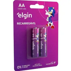 PILHA RECARREGAVEL 2500A AA C2