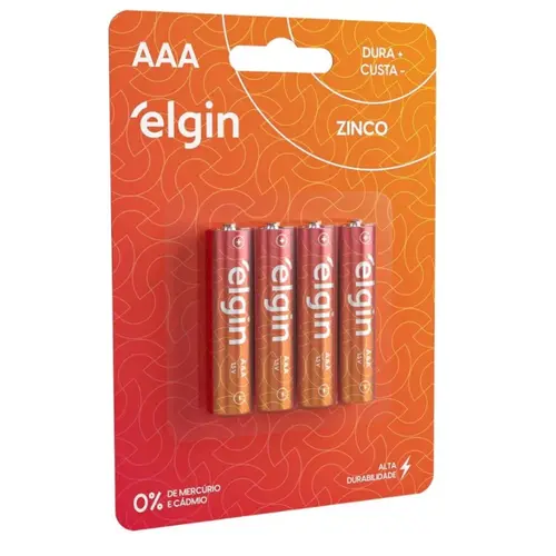 PILHA ZINCO AAA C/4