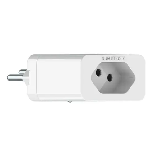 PLUG PROTETOR 3 PINOS 10A BRANCO