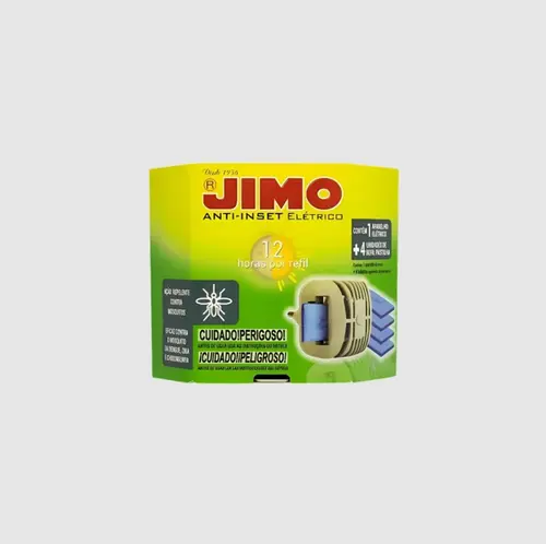 JIMO ANTI-INSET ELETRICO C/ 4 REFIS + 3 PACK REFIL ( KIT MENSAL )