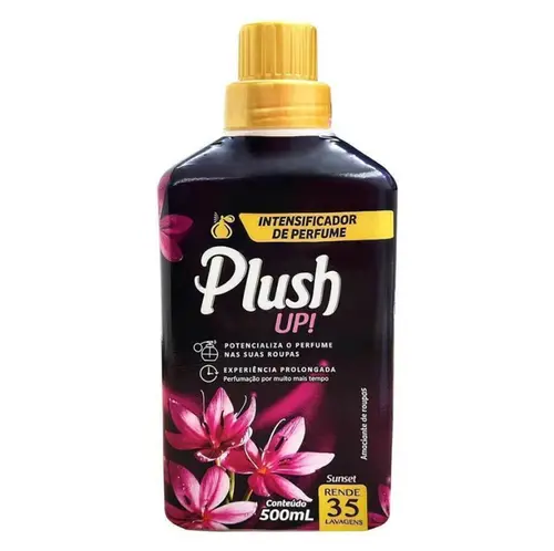 AMACIANTE DE ROUPAS COM INTENSIFICADOR DE PERFUME PLUSH UP MYSTIC 500ML