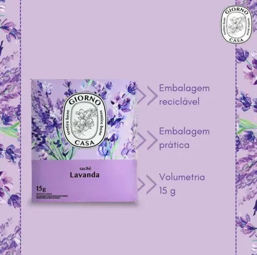 SACHE GIORNO CASA LAVANDA 15G