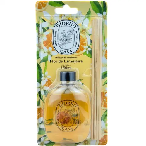 DIFUSOR DE AMBIENTES GIORNO CASA FLOR DE LARANJEIRA 150ML