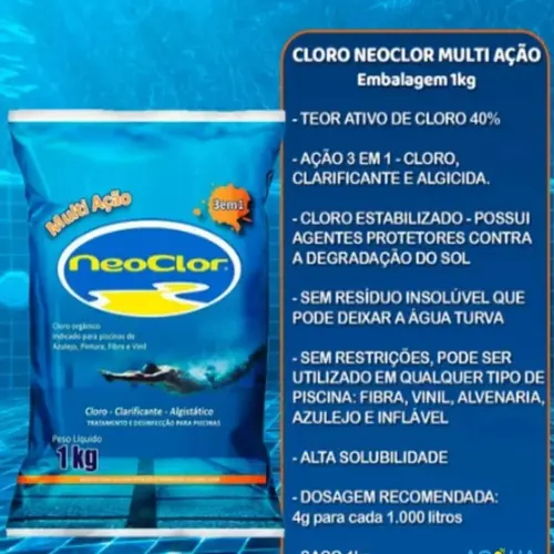 CLORO MULTIAÇAO 1KG