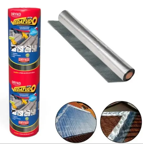 ROLO FITA ALUMINIZADA AUTO ADESIVA (10 M)