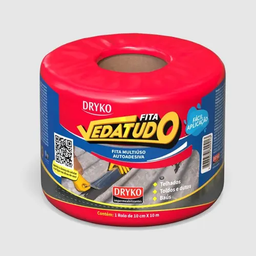 ROLO FITA ALUMINIZADA AUTO ADESIVA (10 M)