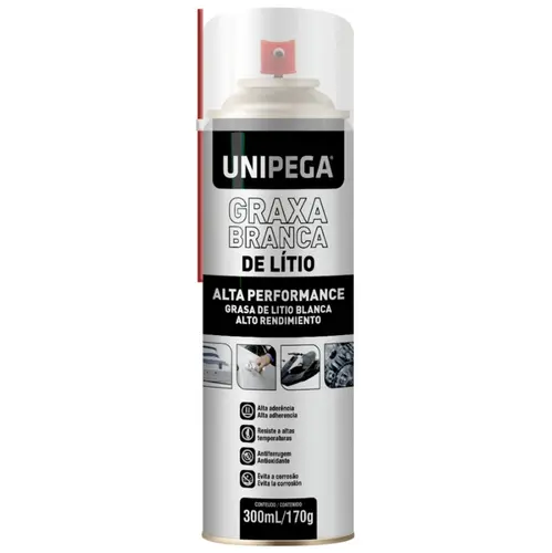 GRAXA BRANCA LITIO SPRAY LT 300ML/170G