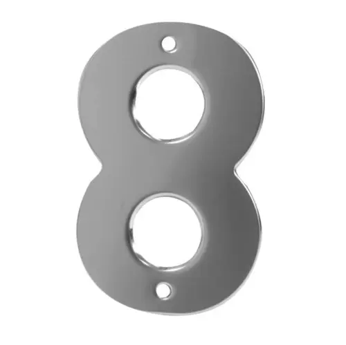 NUMERO AÇO INOX 430 POLIDO 150MM
