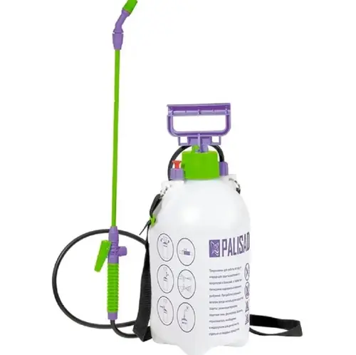 PULVERIZADOR MANUAL COM BOMBA MANGUEIRA E ASPERSOR 5L