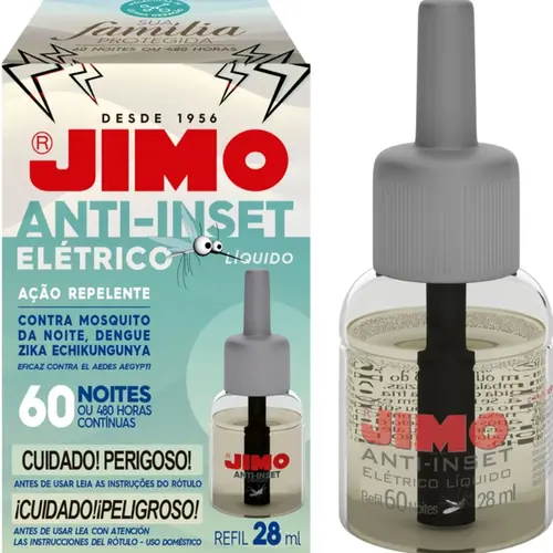 VENENO ANTI-INSET REFIL LIQUIDO 60 NOITES JIMO