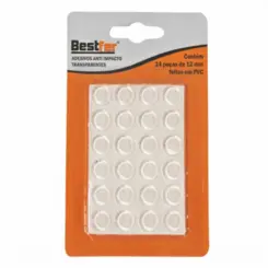 ADESIVO ANTI IMPACTO REDONDO 12MM 24PCS