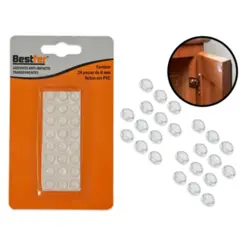 ADESIVO ANTI IMPACTO REDONDO 8MM 50PCS
