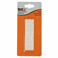 ADESIVO ANTI IMPACTO TRANSPARENTE 24PCS 8MM 4,5G