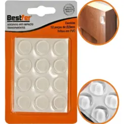 ADESIVO ANTI IMPACTO TRANSPARENTE 12PCS 19,5MM 18G