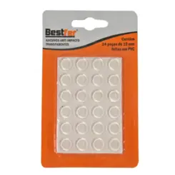 ADESIVO ANTI IMPACTO TRANSPARENTE 24PCS 12MM 16G