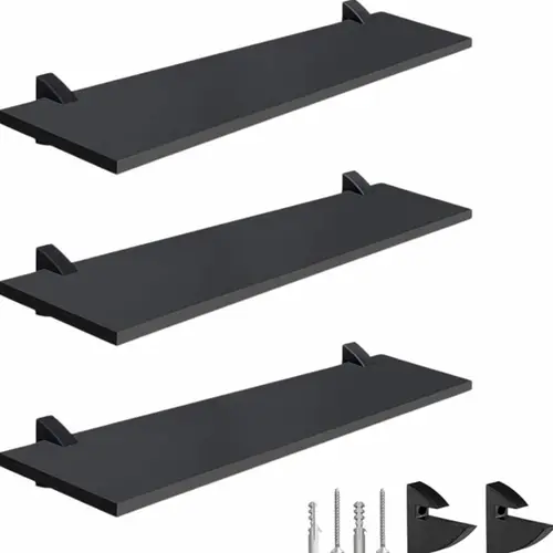 KIT 3 PRATELEIRAS 1,5x10x40cm C/BUCH