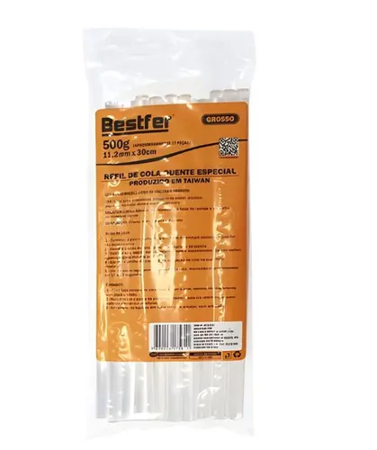 REFIL P/ PISTOLA DE COLA 30CM 500G