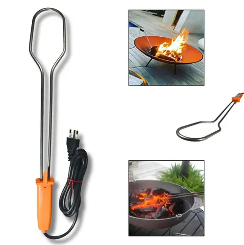 ACENDEDOR ELETRICO PARA CARVAO E LENHA