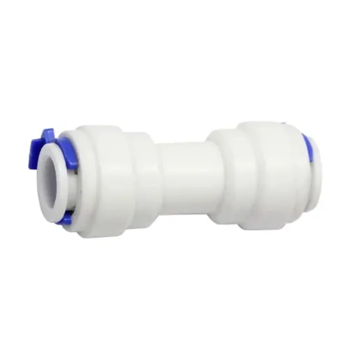 UNIAO RETA TUBO DE 1/4 PARA 1/4 POL BRANCA