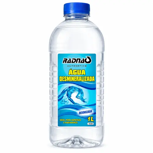 AGUA DESMINERALIZADA P/ BATERIAS E RADIADORES