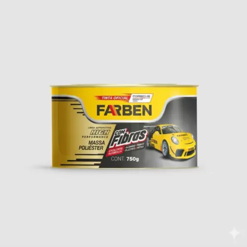 MASSA POLIESTER COM FIBRA 750 GR