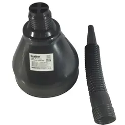 FUNIL PLASTICO COM BICO FLEXIVEL C/PENEIRA 4POL - 3/4POL