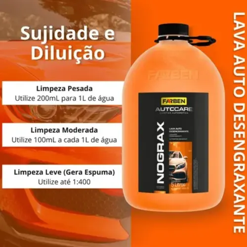 LAVA AUTO DESENGRAXANTE NOGRAX