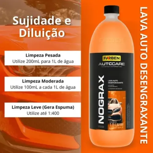 LAVA AUTO DESENGRAXANTE NOGRAX