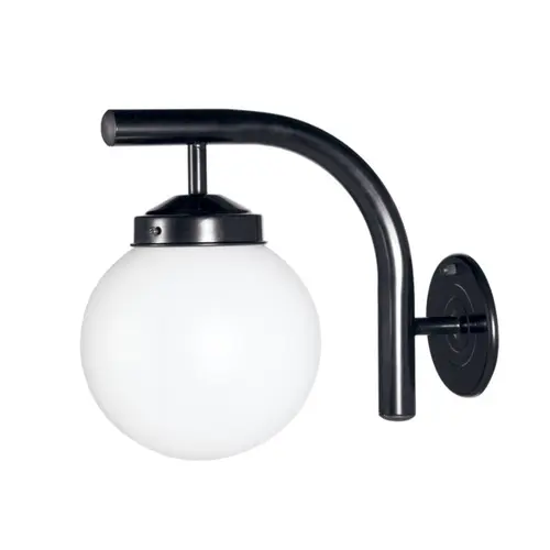 ARANDELA GLOBO BOCA 10 PRETO