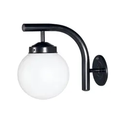 ARANDELA GLOBO BOCA 10 PRETO