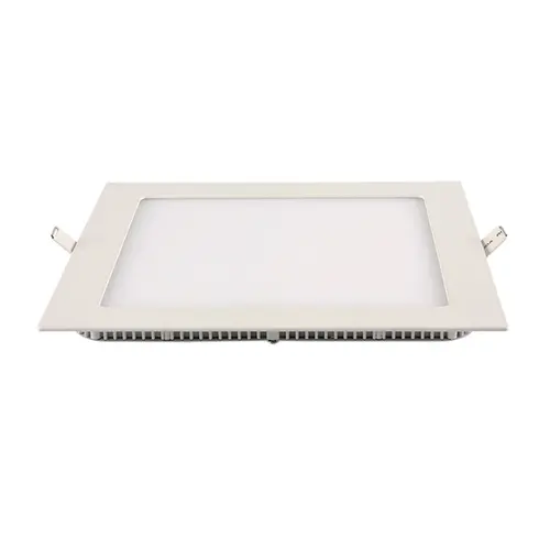 PLAFON QUADRADO 18W EMBUTIR 100-240V 6.500K BRANCO (PVC)
