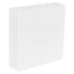 ARANDELA CLEAN LED QUADRADO 2 FACHOS BRANCO 3W