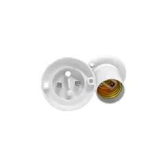 SUPORTE E27 PLATICO TIPO TETO 4A