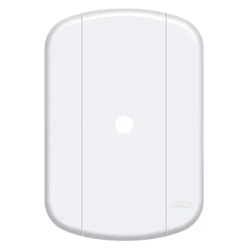PLACA 4 X 2 BLANC+ SAIDA DE FIO 10 MM