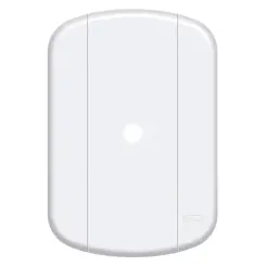 PLACA 4 X 2 BLANC+ SAIDA DE FIO 10 MM