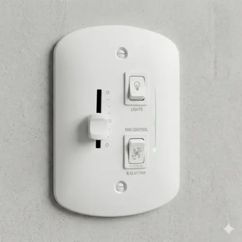 INTERRUPTOR DIMMER P/ VENTILADOR DESLIZANTE