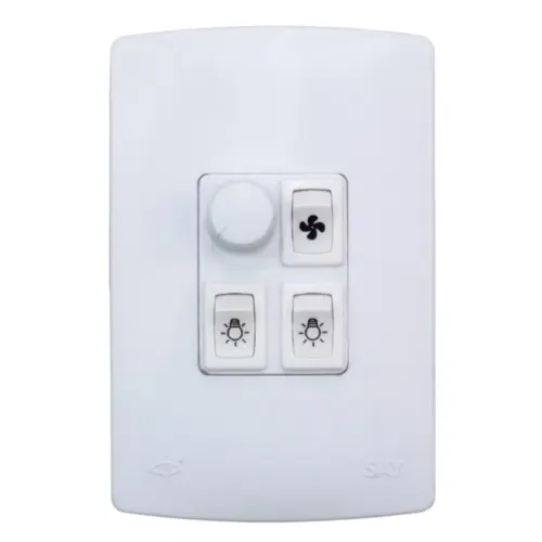 INTERRUPTOR DIMMER P/ VENTILADOR ROTATIVO