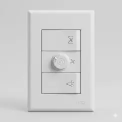INTERRUPTOR DIMMER P/ VENTILADOR ROTATIVO EVIDENCE