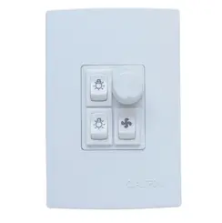 INTERRUPTOR DIMMER P/ VENTILADOR ROTATIVO
