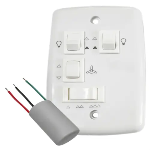 CHAVE CAPACITIVA 3V 2 LAMP. 127V CAPACITOR 4+6x250