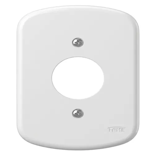 PLACA BLANC 4 X 2 ( TOMADA REDONDA F5 )