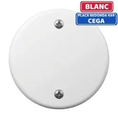 PLACA CEGA BLANC 4 X 4 FOR REDONDA