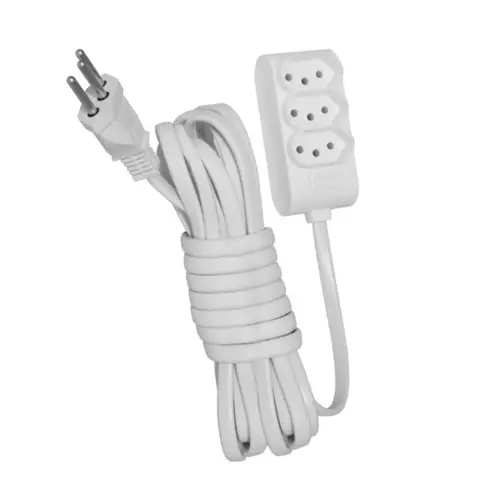 EXTENSAO C/ 3 TOMADAS 2P T 10A