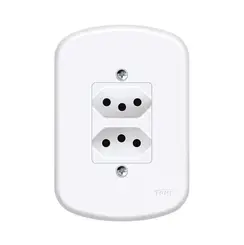TOMADA BLANC DUPLA 4 X 2