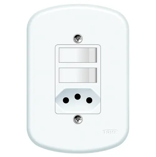 INTERRUPTOR BLANC 4 X 2